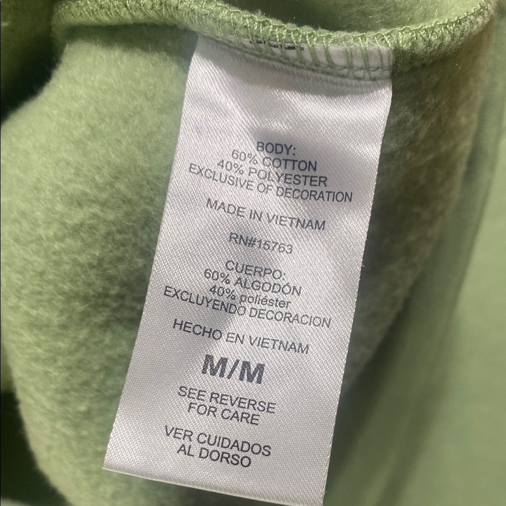 Champion sage Green crewneck Sweatshirt size Medium - Picture 7 of 7